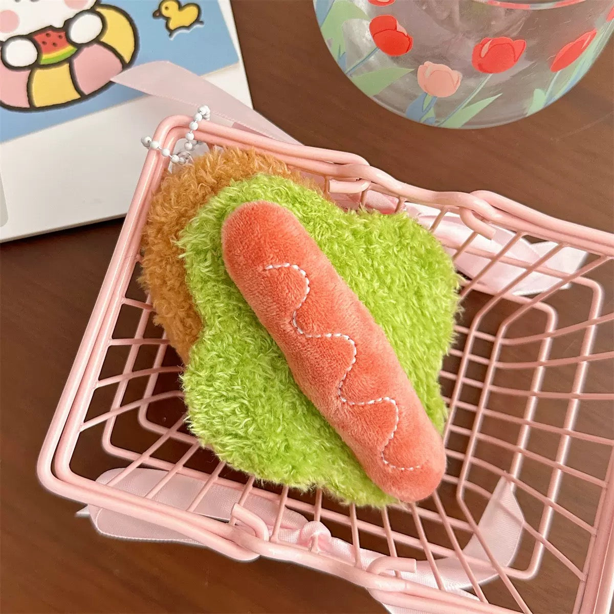ケーキのキーホルダー