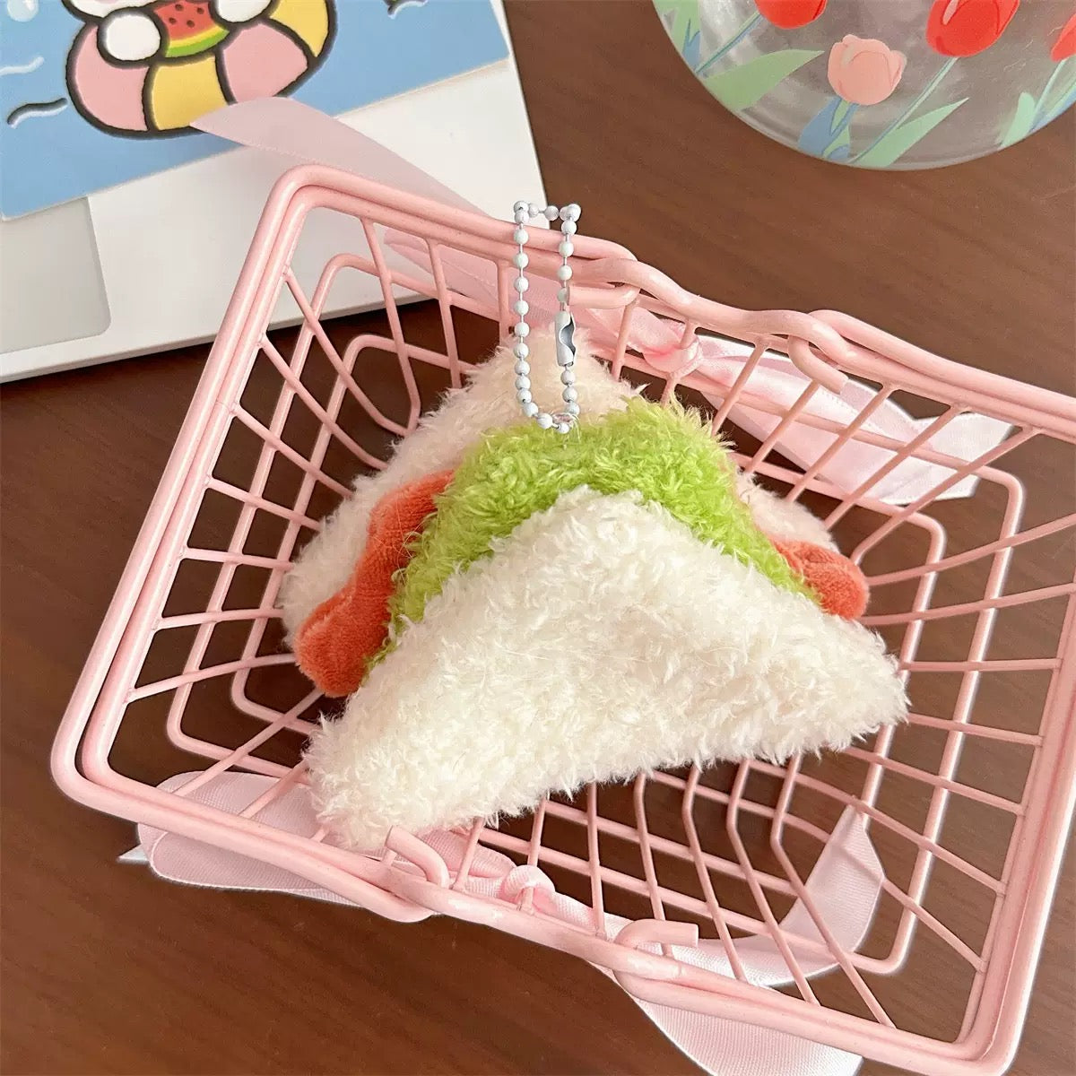 ケーキのキーホルダー