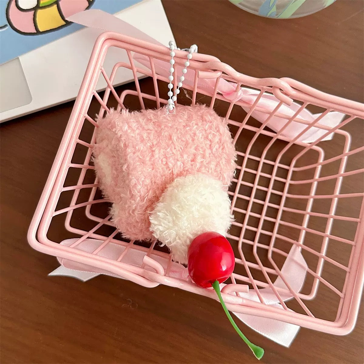 ケーキのキーホルダー